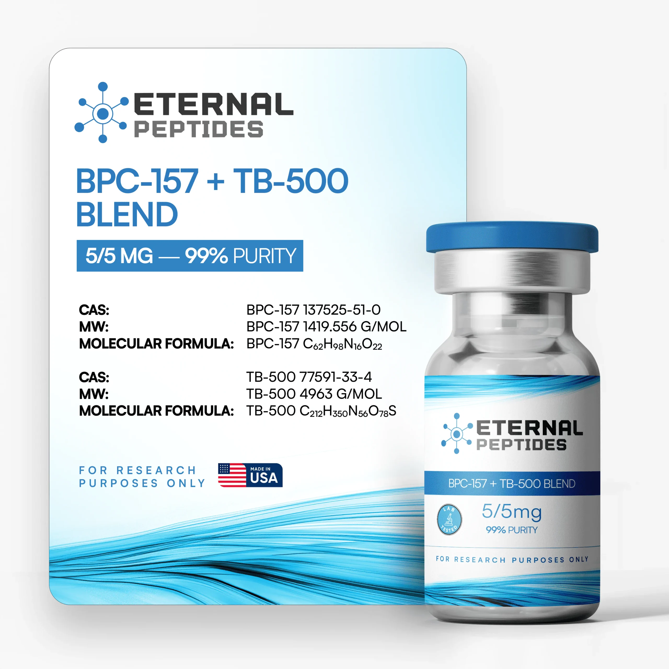 BPC 157 & TB 500 (5/5mg) Blend